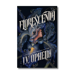 A vertical book cover for 'Florescentia' by I.V. Ophelia