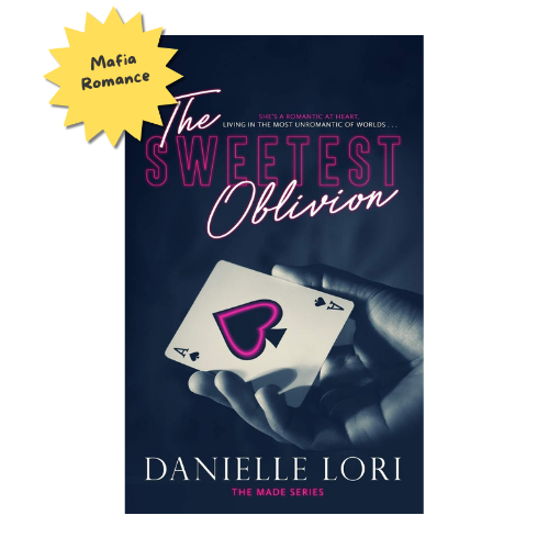 Book cover of 'The Sweetest Oblivion' by Danielle Lori with a playing card design.